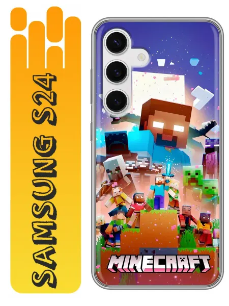 360skin Чехол на Samsung Galaxy S24 Minecraft