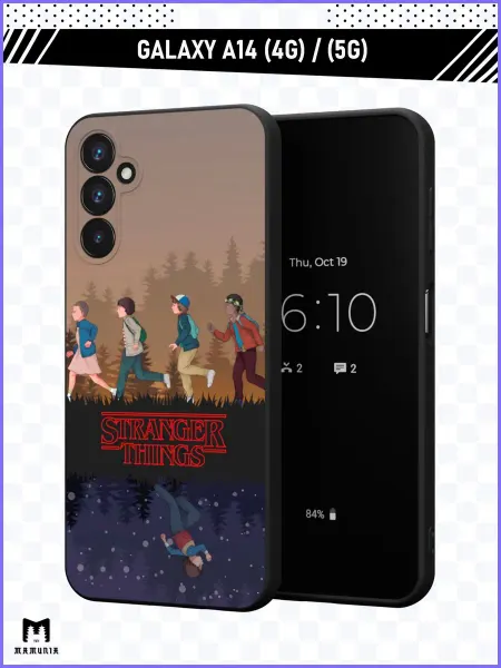 Mamunia Чехол на Samsung A14 4G и 5G с принтом Очень Странные Дела