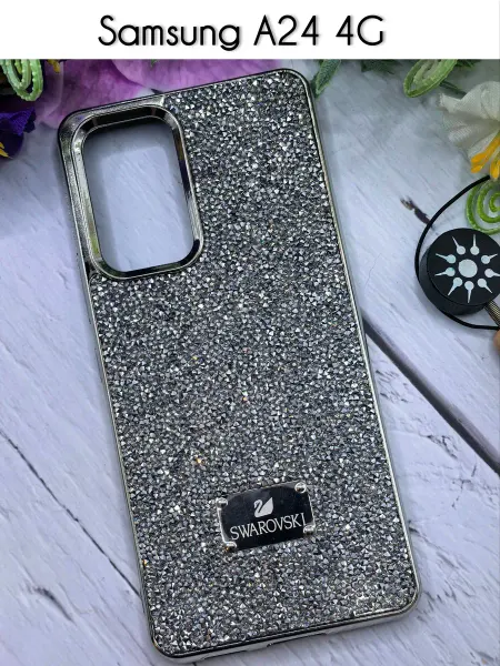 SALMAN COVERS Чехол на Samsung A24 4G со стразами Swarovski