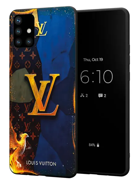 PBl store Чехол на Samsung A51 4G с принтом Луи Виттон