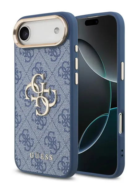 GUESS Чехол на iPhone Air, из экокожи PU 4G Big metal logo
