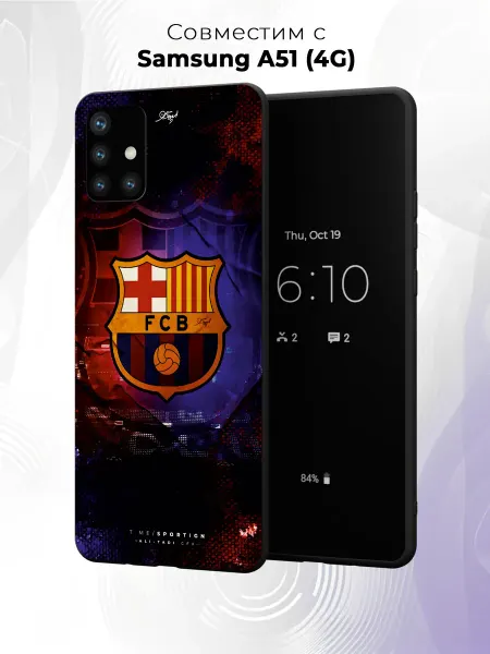 Case it Чехол на Samsung А51 4G с принтом Barcelona