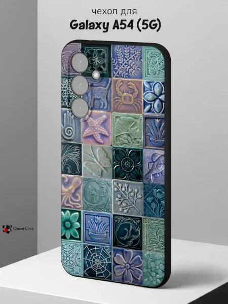 QuestCase Чехол на Samsung A54 5G с принтом Плитка