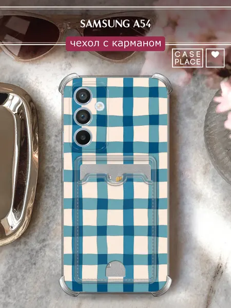 Samsung Чехол на A54 5G с картхолдером красивый