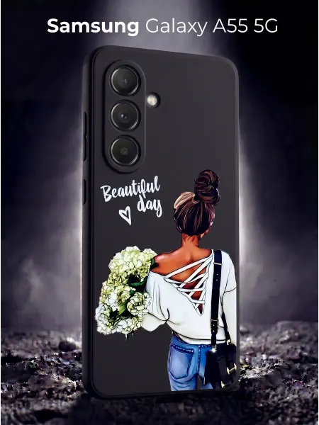 URBAZZA Чехол с рисунком на Samsung Galaxy A55 5G