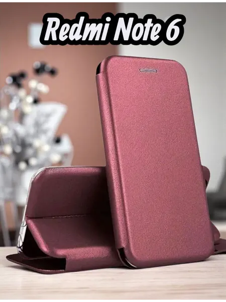 ELNAZ COVER Чехол книжка на Xiaomi Redmi Note 6