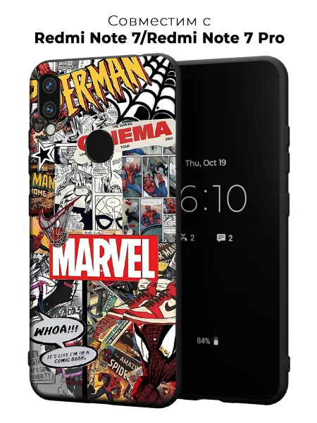 ANP Case Чехол на Xiaomi Redmi Note 7 Marvel