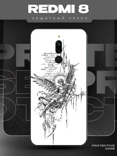 MeowCase Чехол на Redmi 8 с принтом y2k pinterest