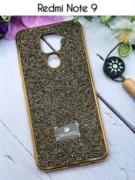 SALMAN COVERS Чехол на Redmi Note 9 со стразами Swarovski