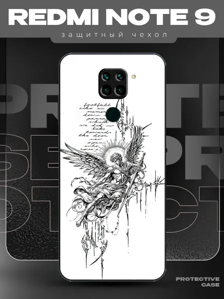 MeowCase Чехол на Redmi Note 9 с принтом y2k pinterest цветы