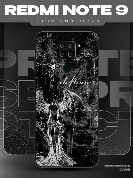 MeowCase Чехол на Redmi Note 9 с принтом у2к ангел