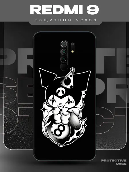 MeowCase Чехол на Redmi 9 с принтом Y2K куроми
