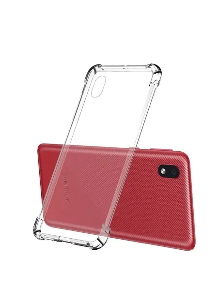 NIK accessories Чехол на Samsung A01 Core M01 Core прозрачный силиконовый