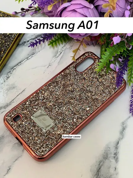 Kambar cases Чехол на телефон Samsung A01 с кристаллами Swarovski