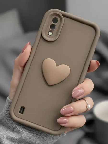 Red Cat Чехол на Samsung Galaxy A01 Сердечко