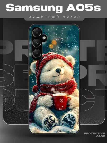 MeowCase Чехол на Samsung Galaxy A05s новогодний с принтом
