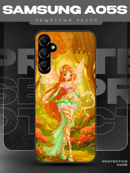 MeowCase Чехол на Samsung A05s с принтом винкс Флора