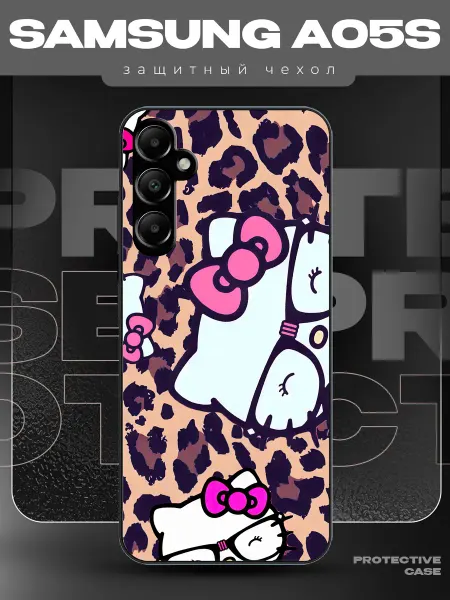 MeowCase Чехол на Samsung A05s с принтом хеллоу китти