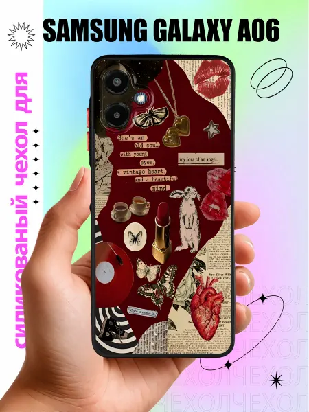 CoverCraze Чехол на Samsung Galaxy A06 с принтом коллаж