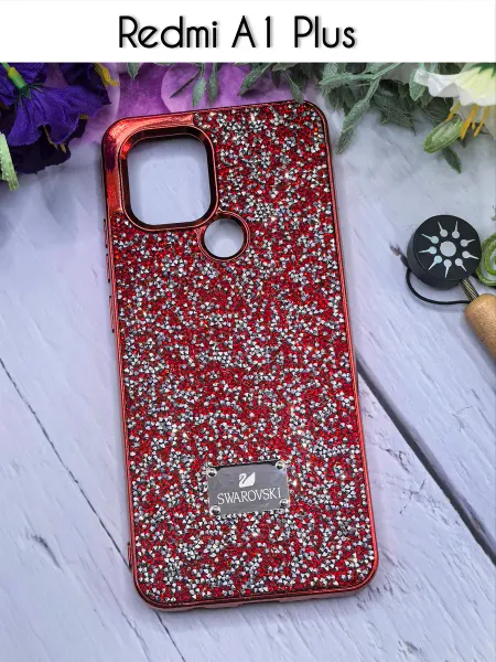 SALMAN COVERS Чехол на Redmi A1 Plus со стразами Swarovski