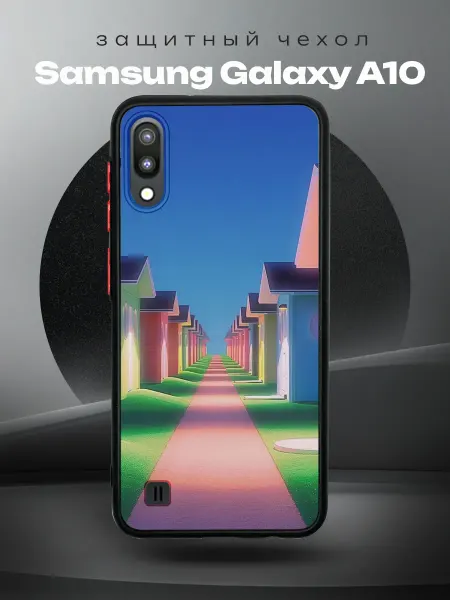 RR Case Чехол на SAMSUNG A10 с принтом y2k Пригород