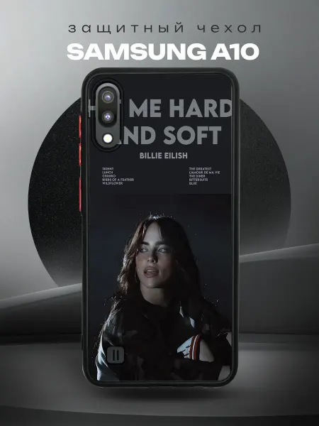 RR Case Чехол на SAMSUNG A10 силиконовый с принтом Айлиш