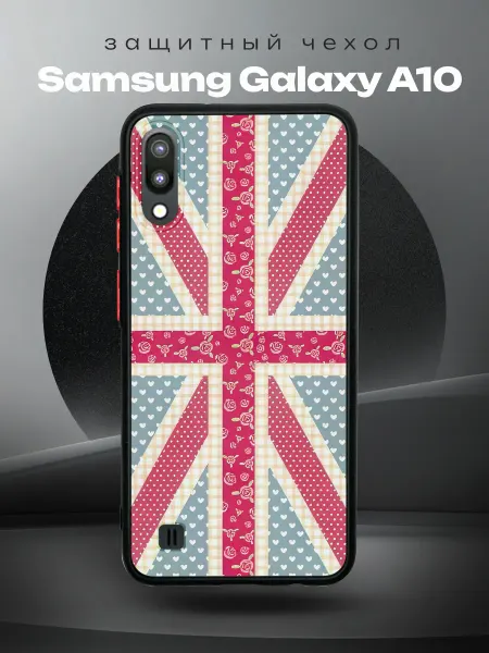 RR Case Чехол на SAMSUNG A10 с принтом Флаг Великобритании