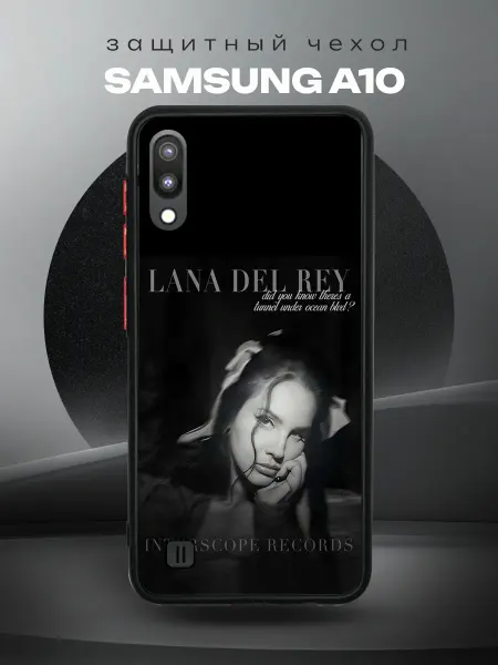 RR Case Чехол на SAMSUNG A10 силиконовый с принтом Лана