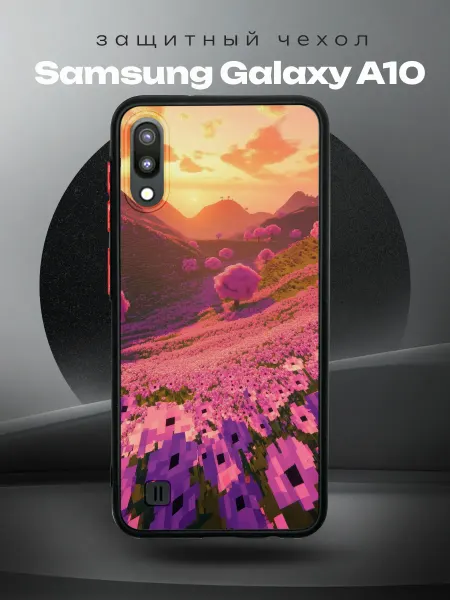 RR Case Чехол на SAMSUNG A10 с принтом майнкрафт