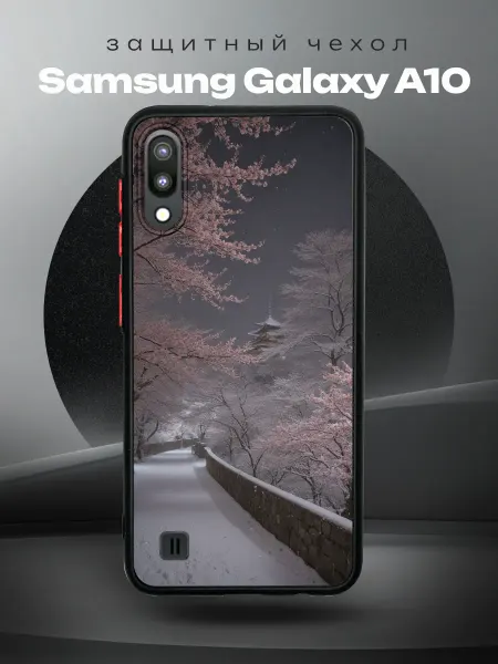 RR Case Чехол на SAMSUNG A10 с принтом Сакура