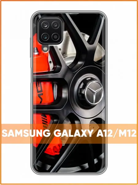 Case Face Чехол на Samsung Galaxy A12 с принтом Мерседес