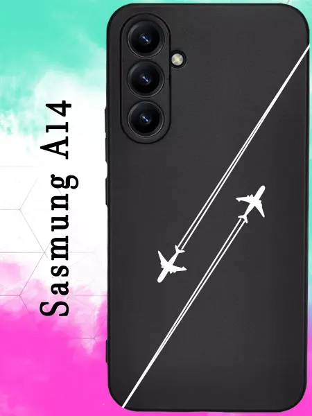 Just a Good Case Чехол на Samsung Galaxy A14 силиконовый с принтом
