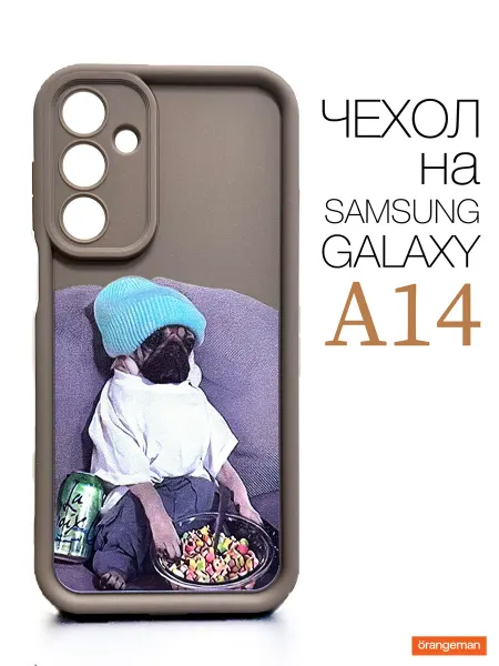 Orangeman Чехол на Samsung Galaxy A14 Мопс