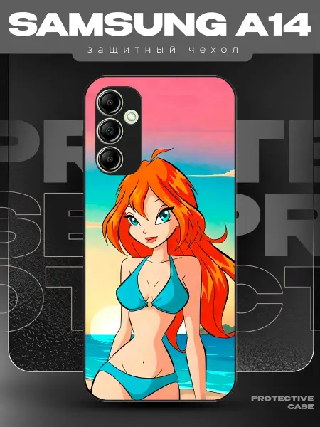MeowCase Чехол на Samsung A14 с принтом винкс Блум