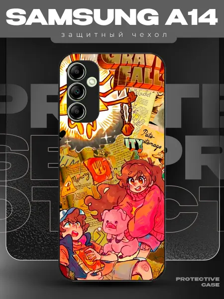 MeowCase Чехол на Samsung A14 с принтом гравити фолз