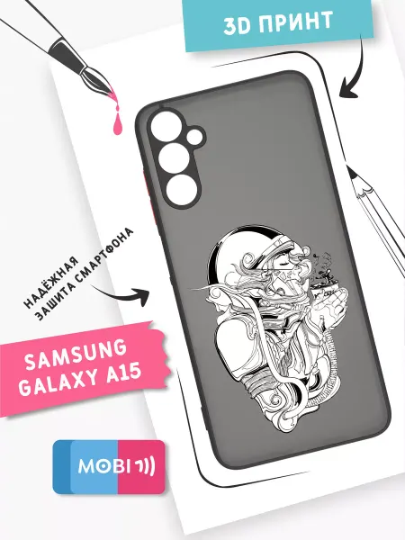 Mobi711 Чехол с защитным бортиком на Samsung Galaxy A15
