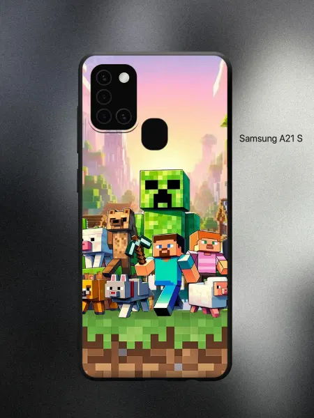 ANP Case Чехол на Samsung A21S Minecraft