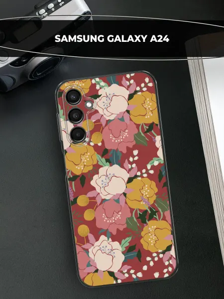 Samsung Чехол на Galaxy A24 осенний