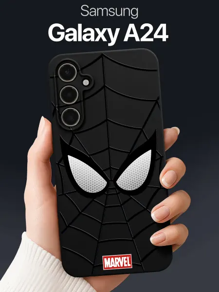SCDesign Чехол на Galaxy A24 с человеком пауком