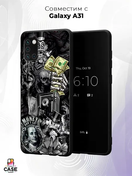 Cover Case Чехол на Samsung A31 с принтом Скрудж Макдак