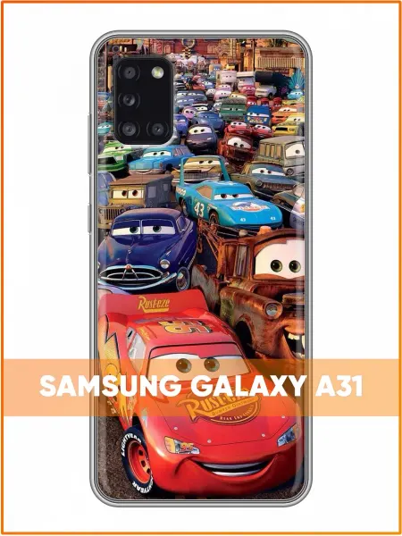 Case Face Чехол на Samsung Galaxy A31 с принтом Молния Маккуин