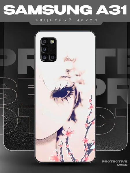 MeowCase Чехол на Samsung A31 с принтом у2к сакура