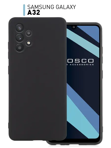 Rosco Тонкий чехол на Samsung A32 черный