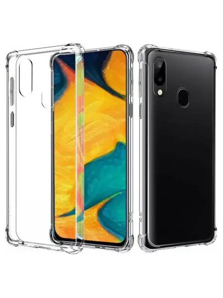 AKS Sale Чехол на Samsung Galaxy A40 прозрачный силиконовый бампер