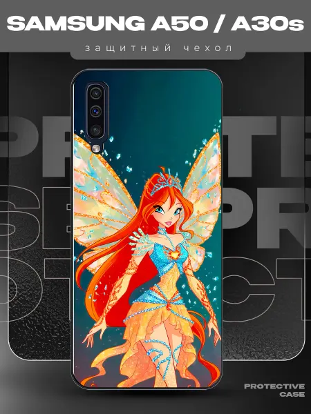 MeowCase Чехол на Samsung A50 с принтом Блум винкс