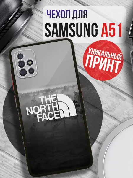 MeowCase Чехол на SAMSUNG A51 с принтом tnf the north face