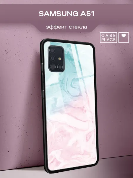 Samsung Чехол на A51 мрамор