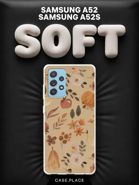 Case Place Чехол на Samsung A52 A52s осенний белый