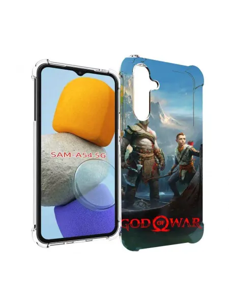 Чехол.ру Чехол God Of War Кратос Атрей Samsung Galaxy A54