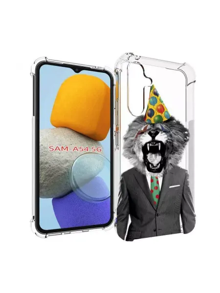 Чехол.ру Чехол Лев в галстуке Samsung Galaxy A54